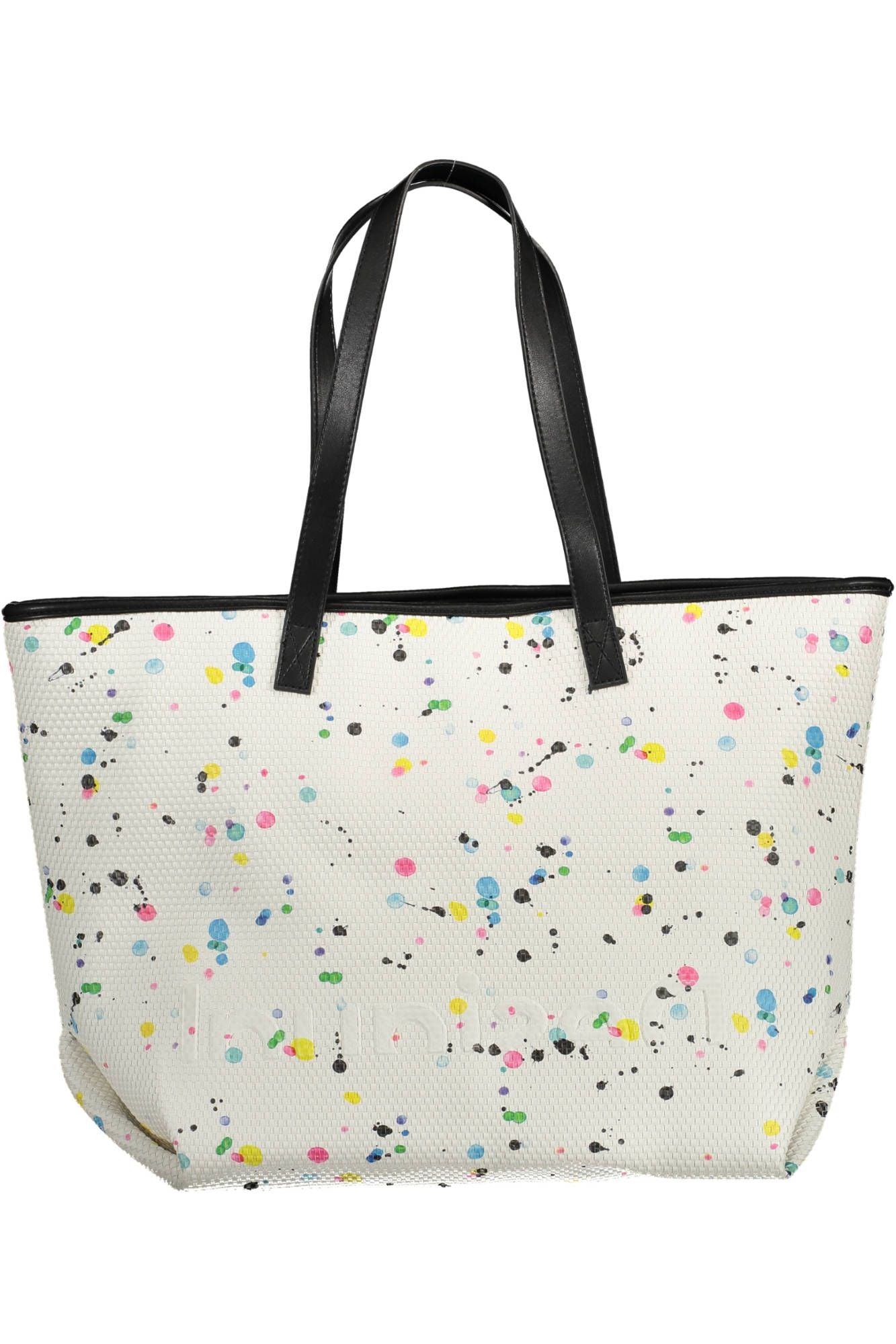 White Polyester Handbag