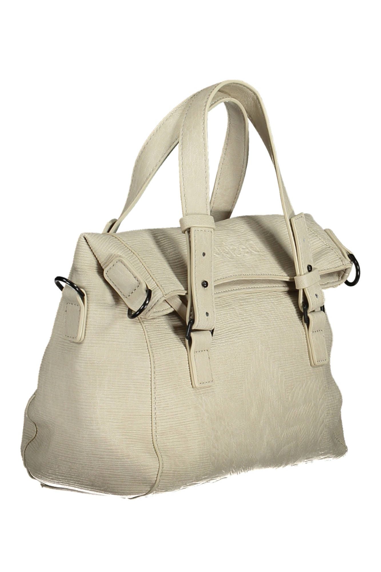 White Polyurethane Handbag