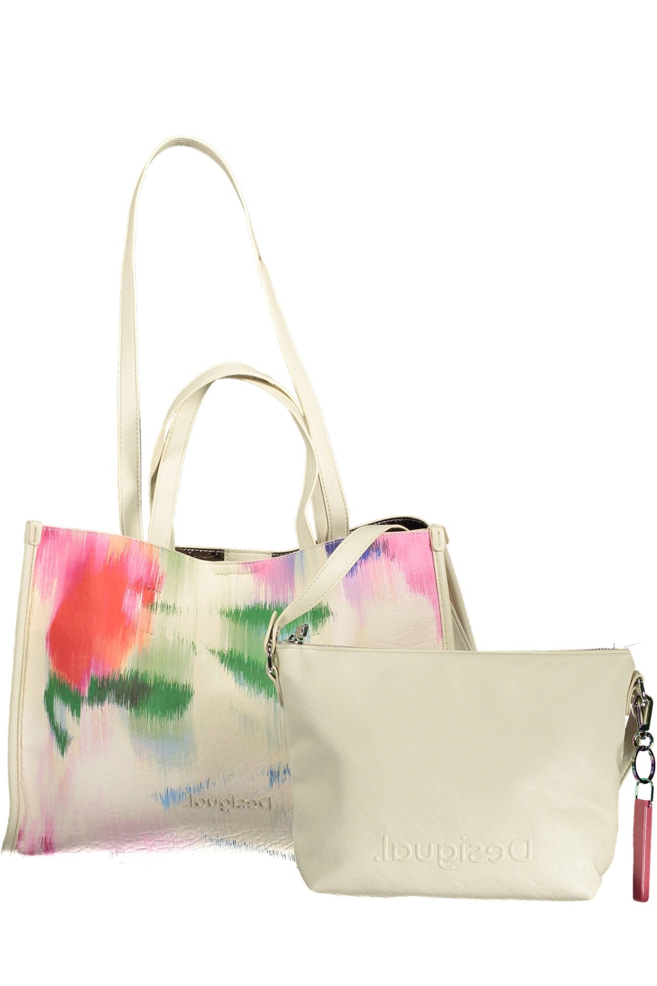 White Polyurethane Handbag
