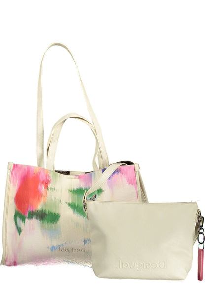 White Polyurethane Handbag