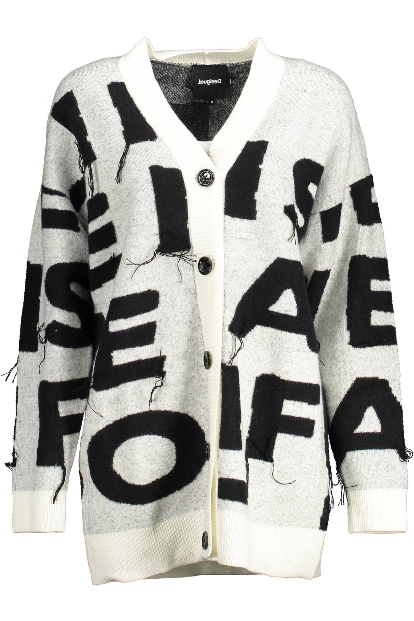 White Polyester Sweater