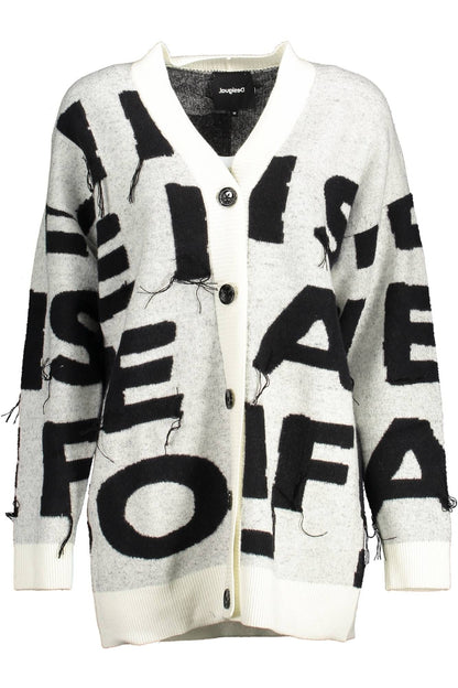 White Polyester Sweater