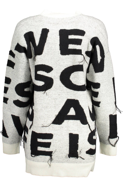 White Polyester Sweater
