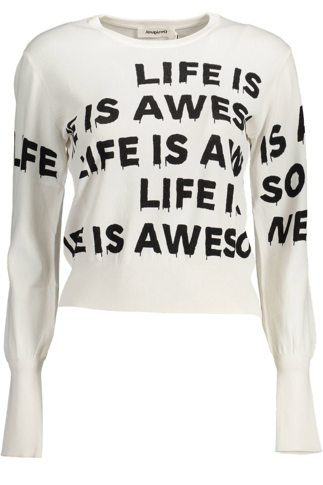 White Viscose Sweater