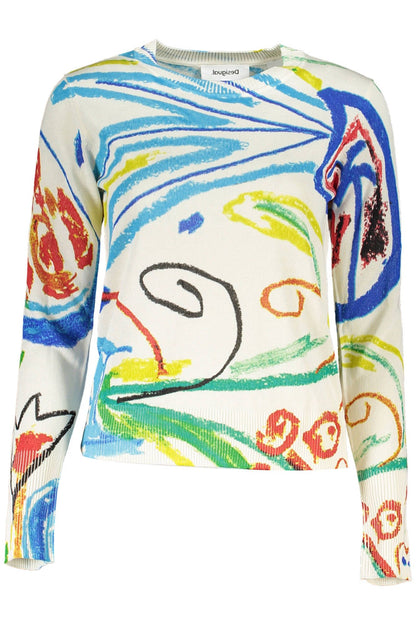 White Linen Sweater