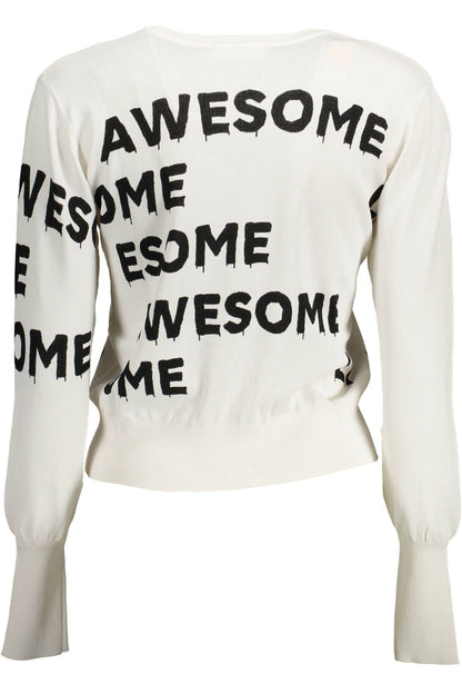 White Viscose Sweater