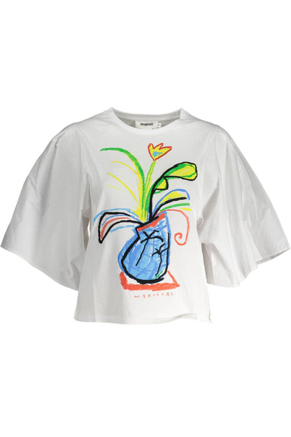 White Cotton Tops & T-Shirt