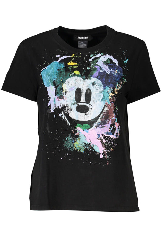 Black Cotton Tops & T-Shirt