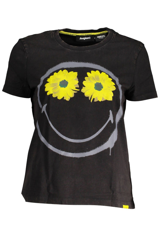 Black Cotton Tops & T-Shirt