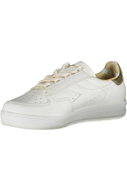 White Fabric Sneaker