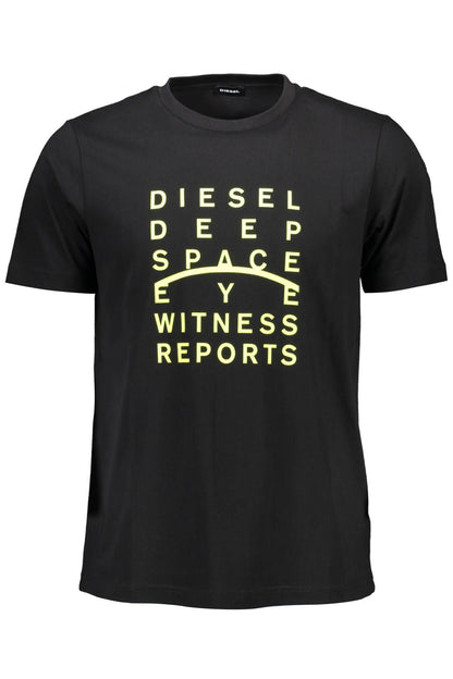 Black Cotton T-Shirt