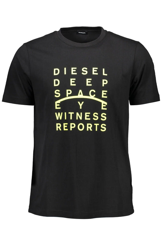 Black Cotton T-Shirt