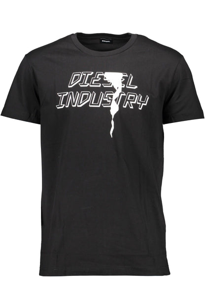 Black Cotton T-Shirt