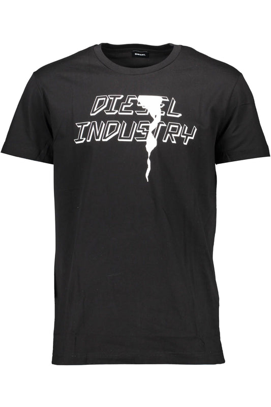 Black Cotton T-Shirt