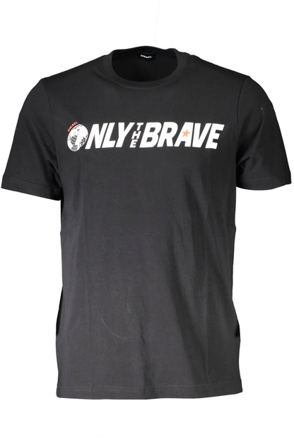 Black Cotton T-Shirt