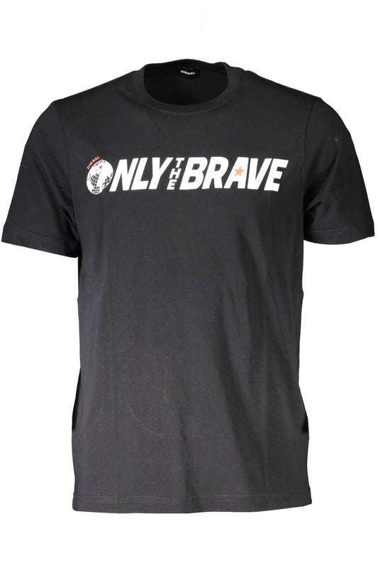 Black Cotton T-Shirt