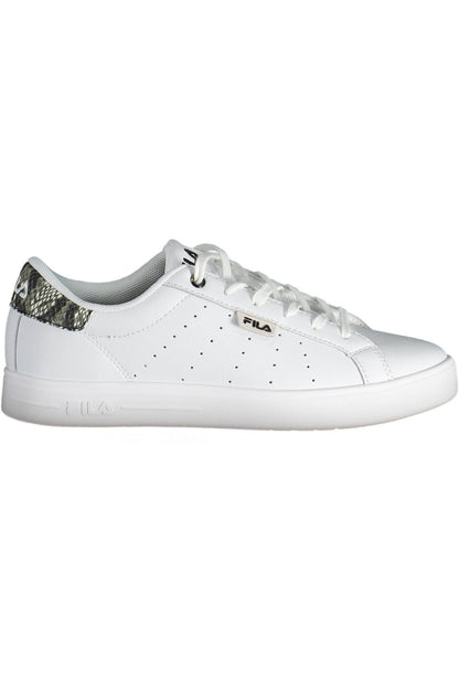 White Polyester Sneaker