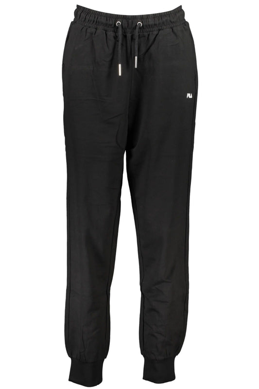 Black Cotton Jeans & Pant