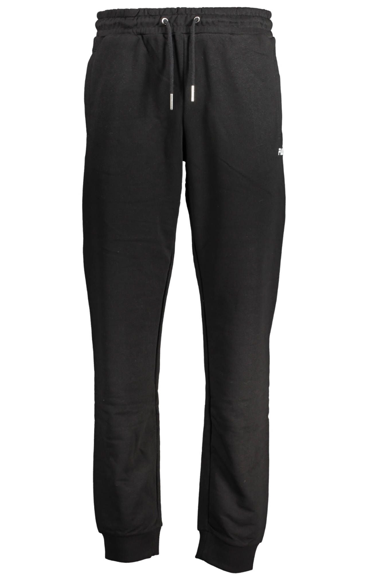 Black Cotton Jeans & Pant