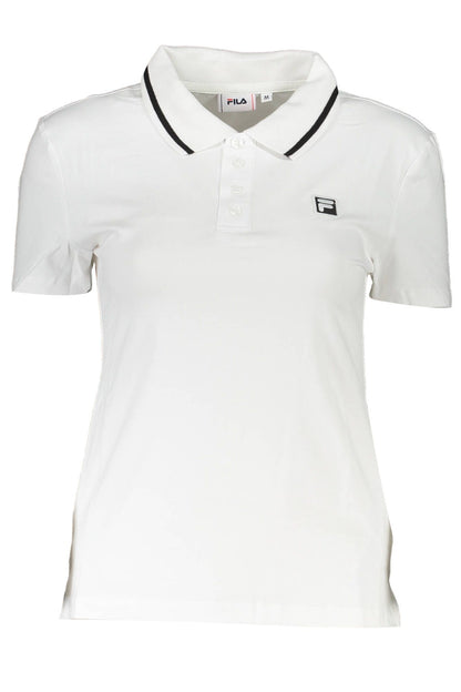 White Cotton Polo Shirt