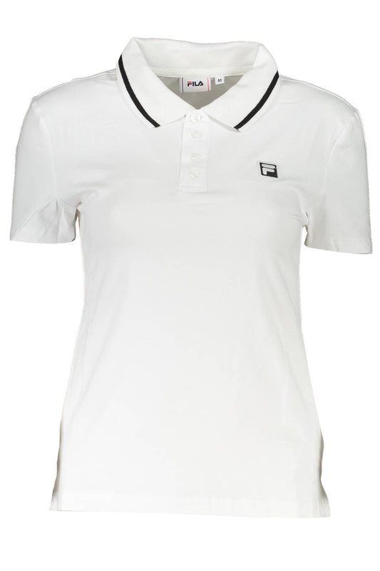 White Cotton Polo Shirt