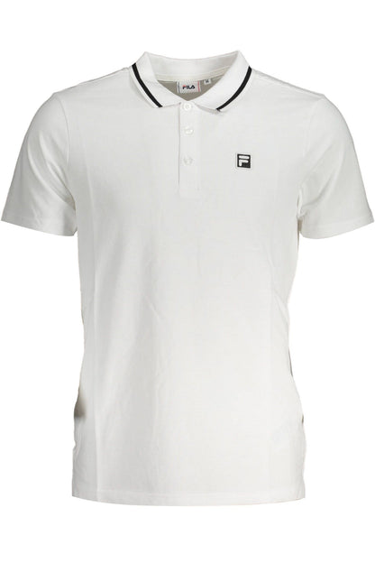 White Cotton Polo Shirt