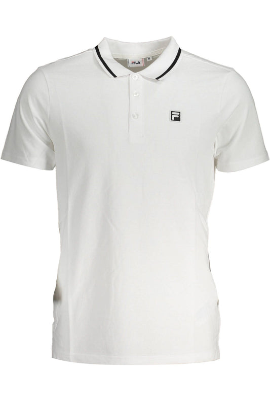 White Cotton Polo Shirt