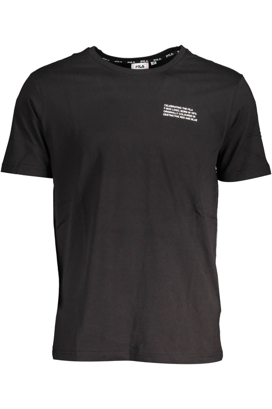 Black Cotton T-Shirt