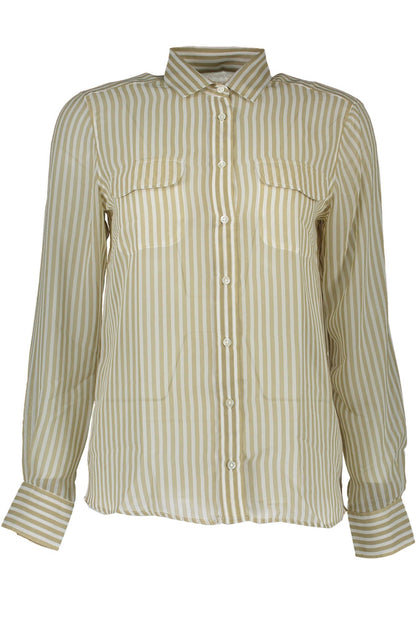 Beige Polyester Shirt