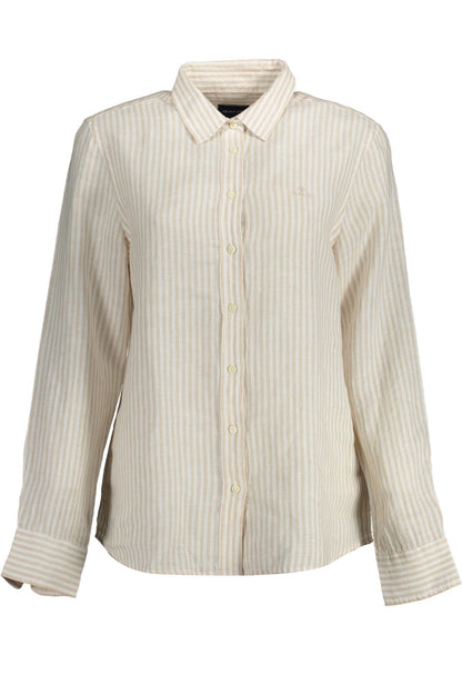 Beige Linen Shirt