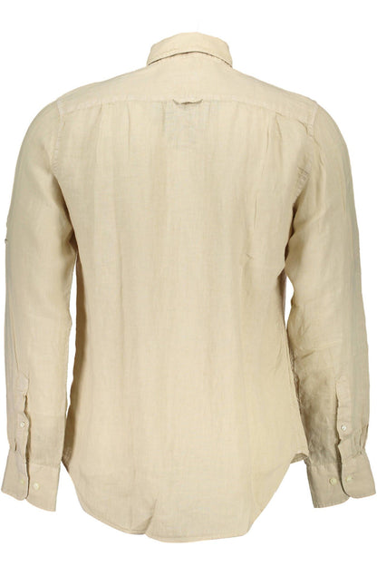 Beige Linen Shirt