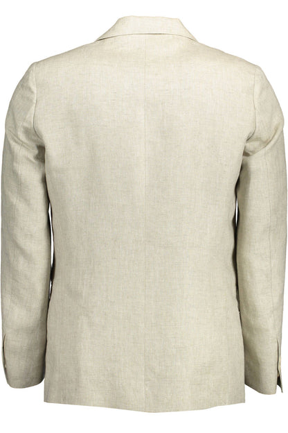 Beige Linen Jacket