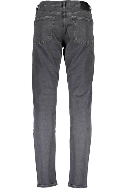 Black Cotton Jeans & Pant