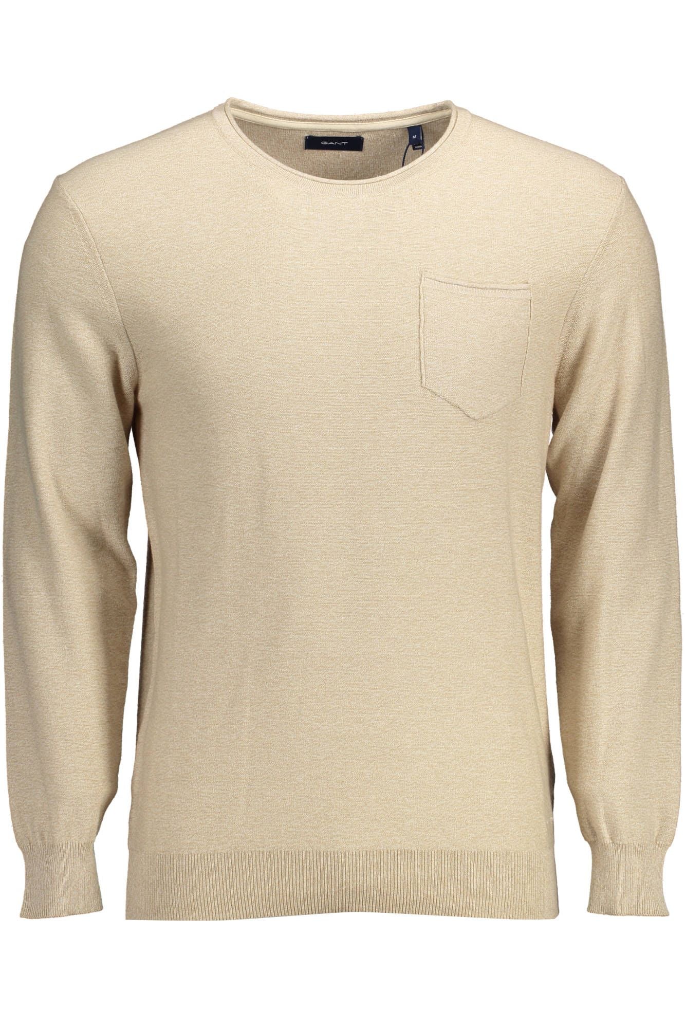 Beige Cotton Sweater