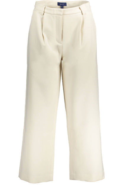 Beige Polyester Jeans & Pant