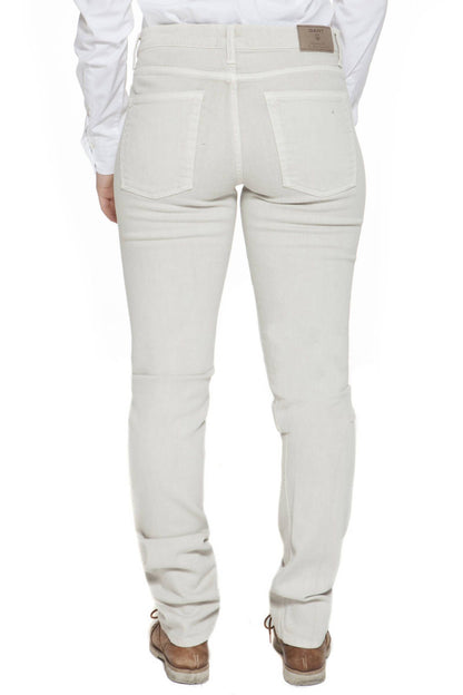 Beige Cotton Jeans & Pant