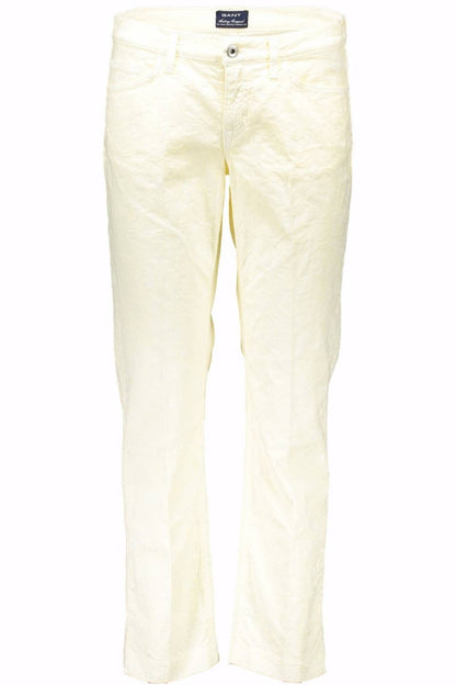 White Cotton Jeans & Pant