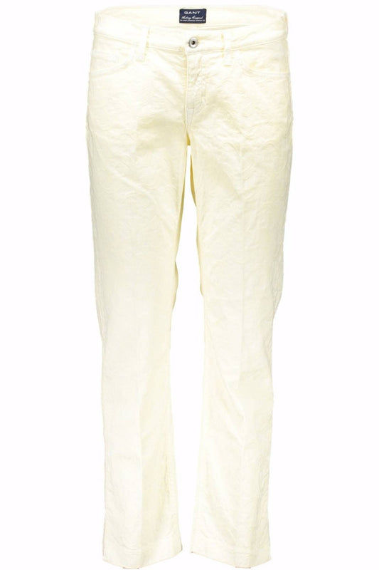 White Cotton Jeans & Pant