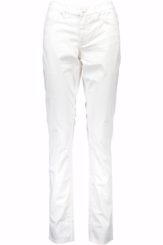 White Cotton Jeans & Pant