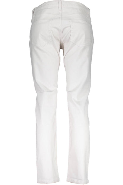 White Cotton Jeans & Pant