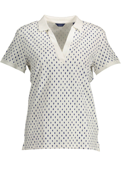 White Cotton Polo Shirt