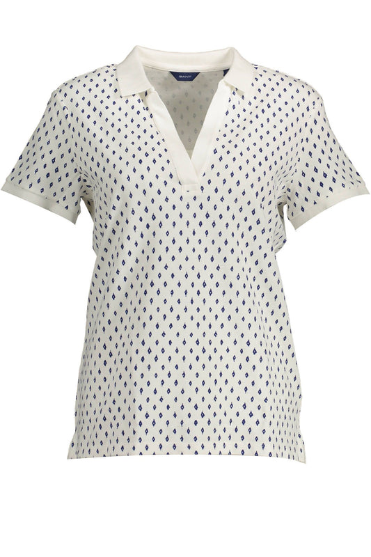 White Cotton Polo Shirt