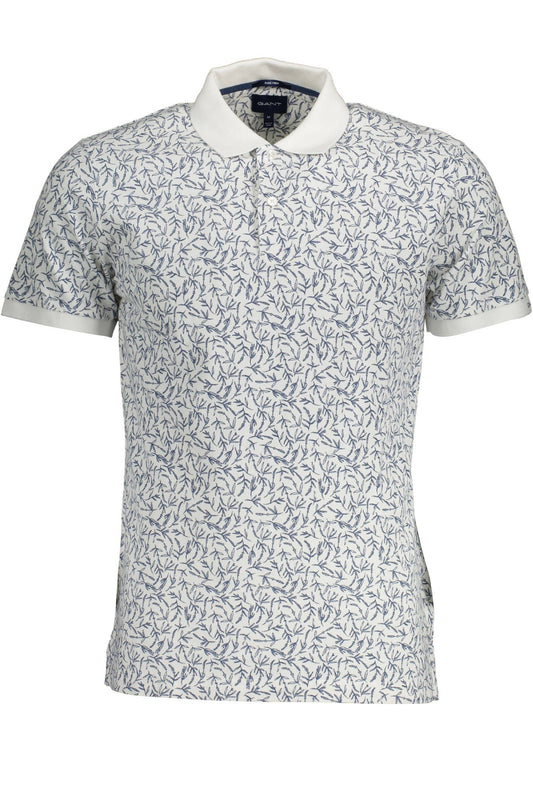 White Cotton Polo Shirt