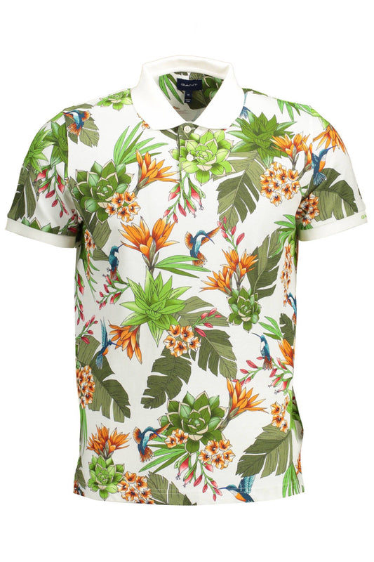 White Cotton Polo Shirt