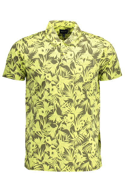 Yellow Cotton Polo Shirt