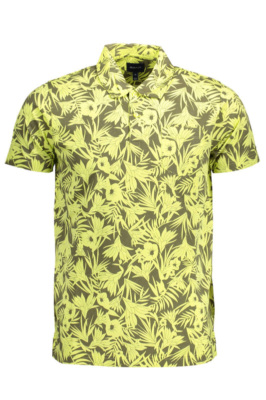 Yellow Cotton Polo Shirt