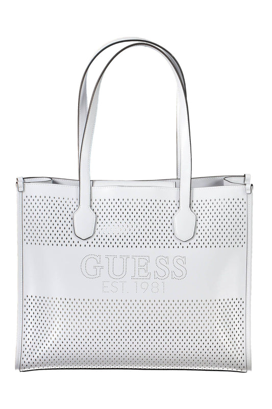 White Polyurethane Handbag