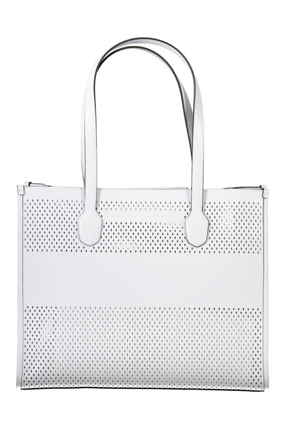 White Polyurethane Handbag