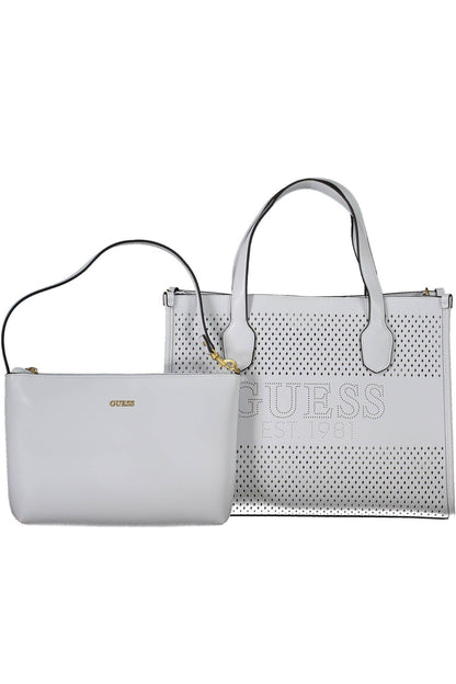 White Polyurethane Handbag