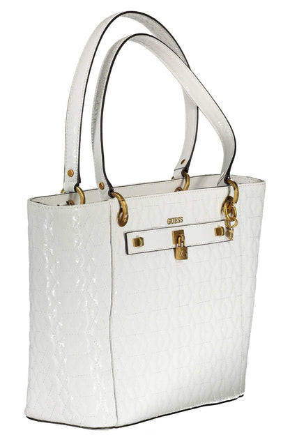 White Polyurethane Handbag